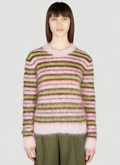Fuzzy Stripe Sweater