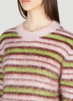 Fuzzy Stripe Sweater
