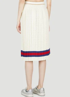 G Rhombus Knit Skirt