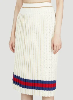 G Rhombus Knit Skirt