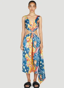 Galactic Paradise Midi Dress