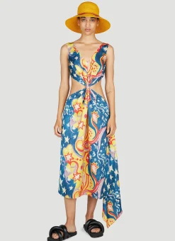 Galactic Paradise Midi Dress