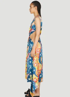 Galactic Paradise Midi Dress