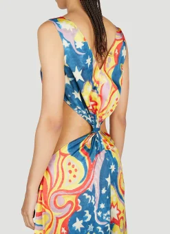 Galactic Paradise Midi Dress