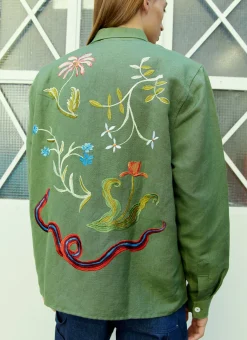 Garden Embroidery Shirt