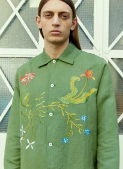 Garden Embroidery Shirt