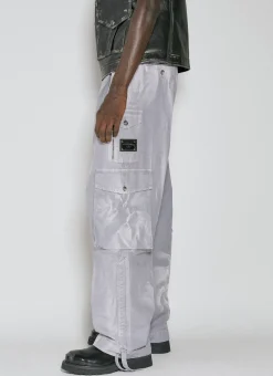 Garment-Dyed Canvas Cargo Pants