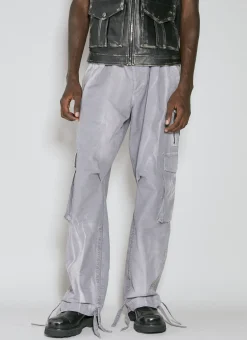 Garment-Dyed Canvas Cargo Pants
