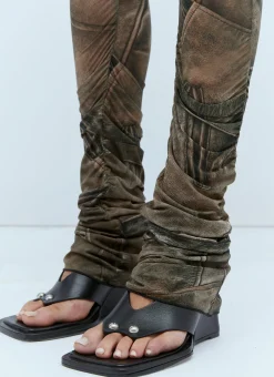 Gathered Stretch Pants