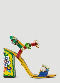 Gemstone Embellished Sandals