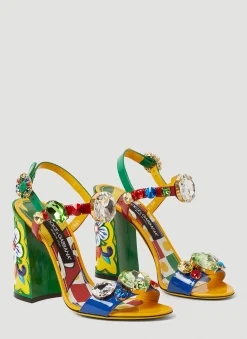 Gemstone Embellished Sandals