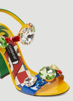 Gemstone Embellished Sandals