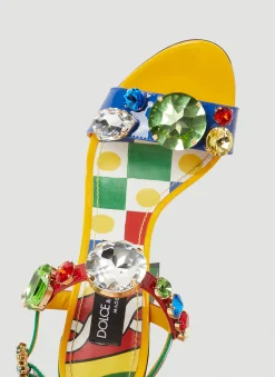 Gemstone Embellished Sandals