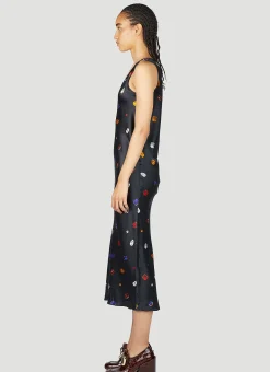 Gemstone Print Midi Dress