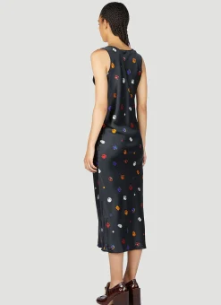 Gemstone Print Midi Dress