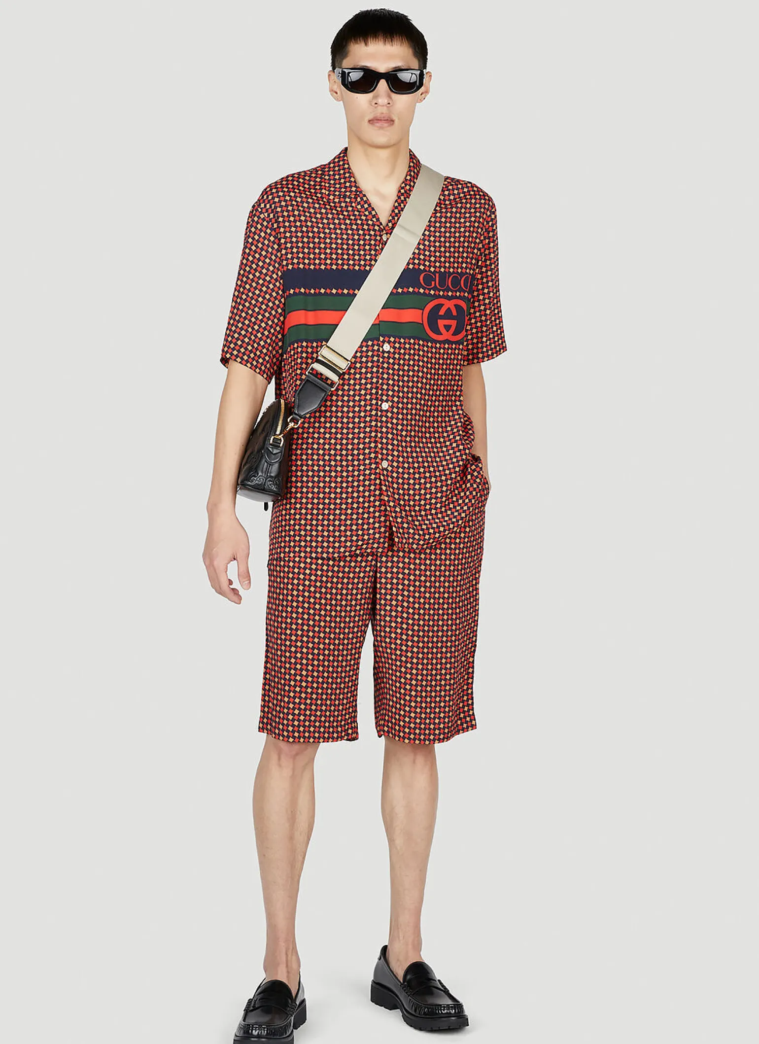 Geometric Print Shorts
