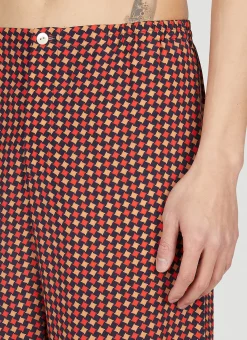 Geometric Print Shorts