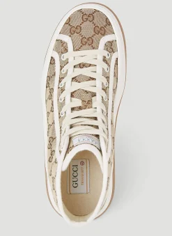Gg Canvas High Top Sneakers