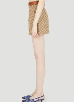 Gg Canvas Skirt