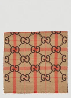 Gg Check Scarf