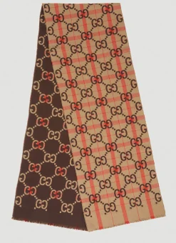 Gg Check Scarf