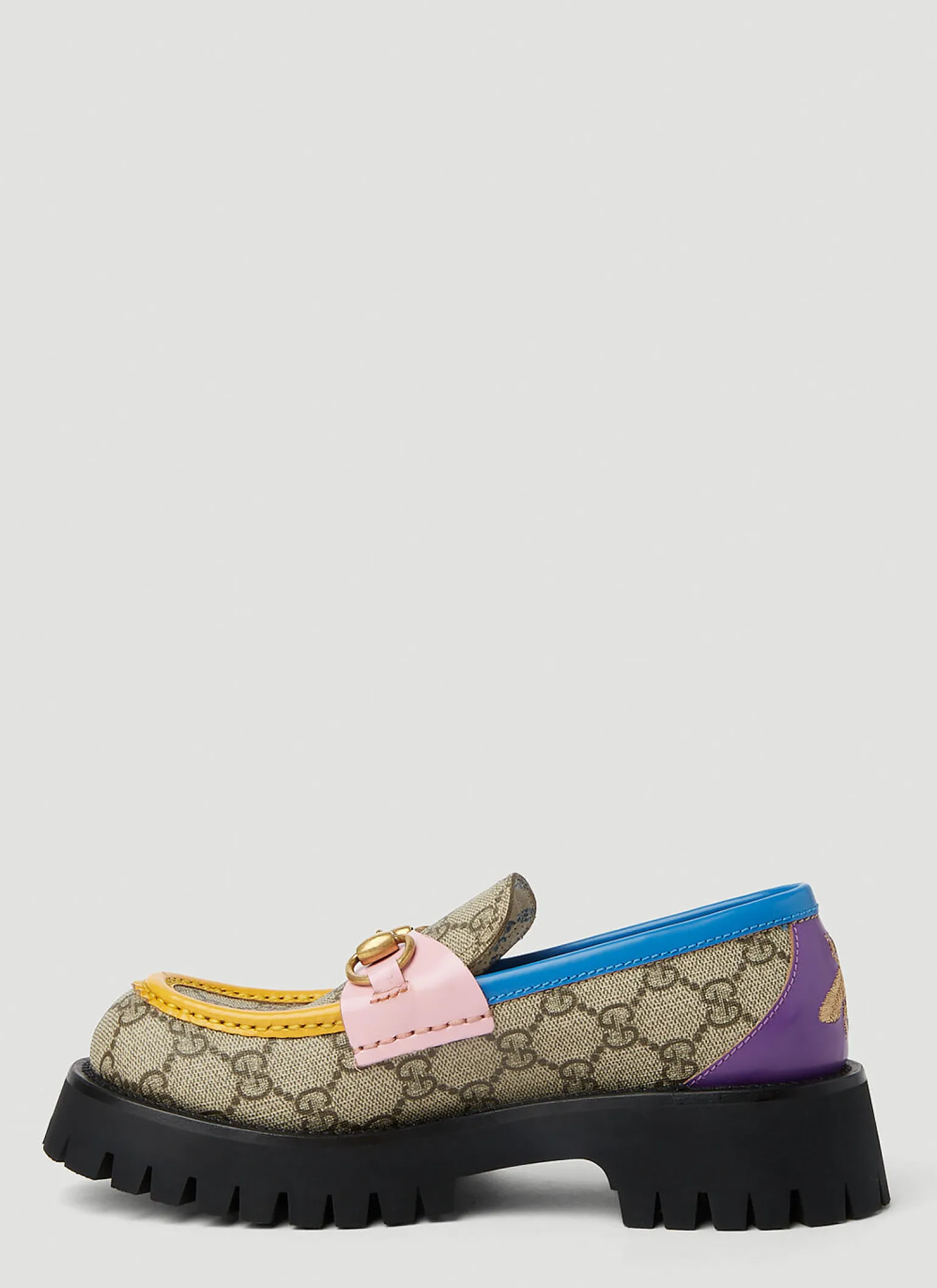 Gg Colour Block Loafers