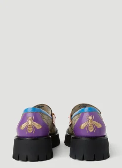 Gg Colour Block Loafers