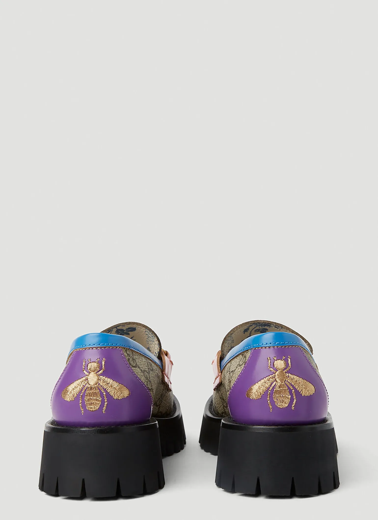 Gg Colour Block Loafers