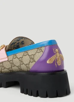 Gg Colour Block Loafers