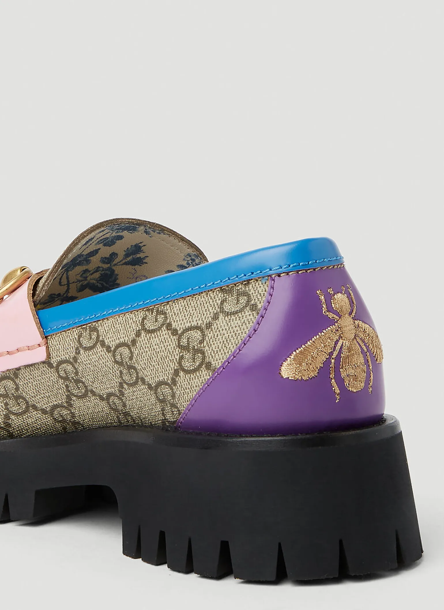 Gg Colour Block Loafers