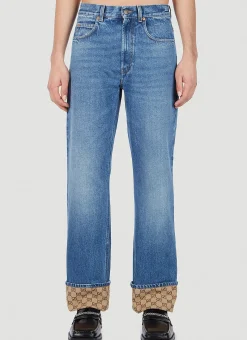 Gg Cuff Jeans