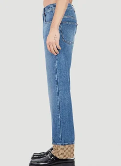 Gg Cuff Jeans