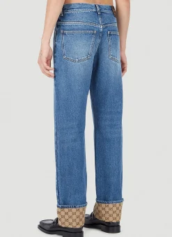 Gg Cuff Jeans