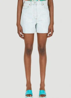 Gg Denim Shorts