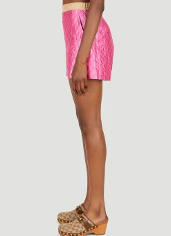 Gg Embroidered Shorts