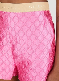 Gg Embroidered Shorts