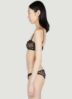 Gg Embroidered Tulle Bra
