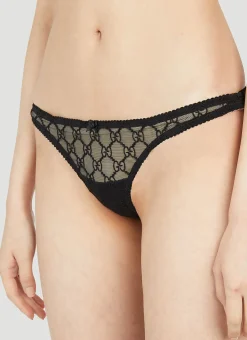 Gg Embroidery Lingerie Set
