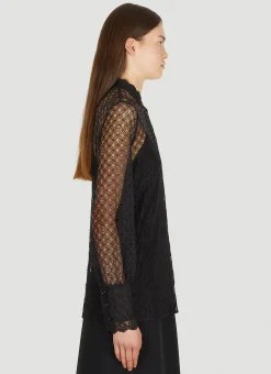 Gg Geometric Lace Shirt