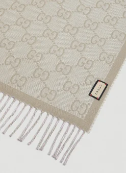 Gg Jacquard Baby Scarf