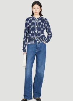 Gg Jacquard Cardigan