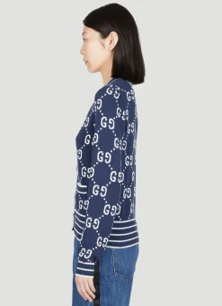 Gg Jacquard Cardigan