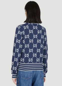Gg Jacquard Cardigan