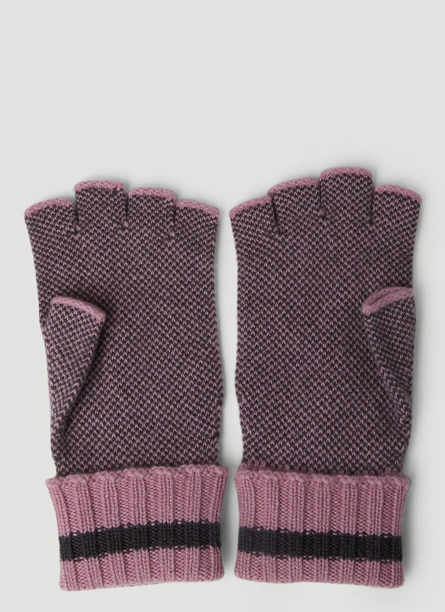 Gg Jacquard Fingerless Gloves