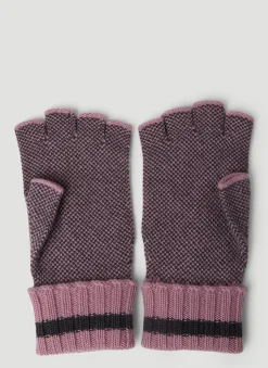 Gg Jacquard Fingerless Gloves