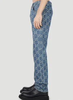 Gg Jacquard Jeans