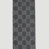 Gg Jacquard Knit Scarf