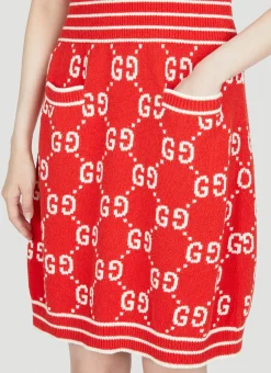 Gg Jacquard Polo Dress
