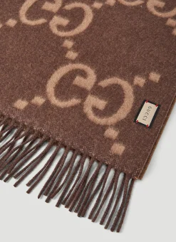 Gg Jacquard Scarf