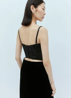 Gg Lace Lingerie Top